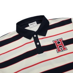 [NEW ARRIVAL]  Áo Thun Polo Sọc Tay Dài Long Sleeve Thêu Logo - HS_TS008