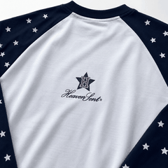 [NEW ARRIVAL] Áo Thun Tay Dài Heaven Sent Star Raglan Long Sleeve Boxy Tee - HS_TS009