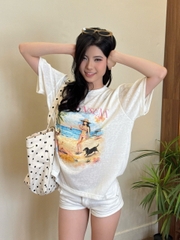[BST HÈ 2026] Áo Thun Boxy Summer HEAVEN SENT Chất Vải Slub Premium Cotton - HS_TS011