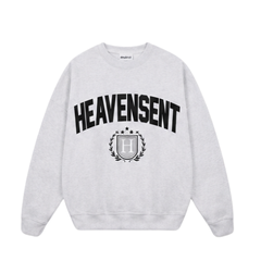 [SVIP] Áo Sweater Form Boxy Thêu Đắp HEAVEN SENT Chất Nỉ Bông - HS_HD001