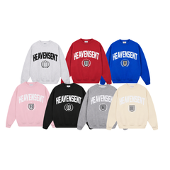 [SVIP] Áo Sweater Form Boxy Thêu Đắp HEAVEN SENT Chất Nỉ Bông - HS_HD001