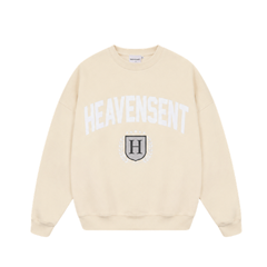 [SVIP] Áo Sweater Form Boxy Thêu Đắp HEAVEN SENT Chất Nỉ Bông - HS_HD001