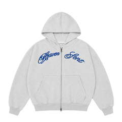 [NEW ARRIVAL] SET Hoodie Zip Ép Hàn 350Gsm PREMIUM Thêu Mắc Xích Heaven Sent - HS_CB002