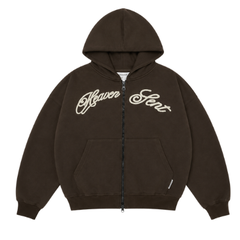 [NEW ARRIVAL] SET Hoodie Zip Ép Hàn 350Gsm PREMIUM Thêu Mắc Xích Heaven Sent - HS_CB002