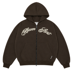 [NEW ARRIVAL] Áo Hoodie Zip Nỉ Ép Hàn Thêu Móc Xích HEAVEN SENT Form Boxy Cánh Dơi Unisex - HS_HD006