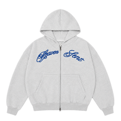 [NEW ARRIVAL] Áo Hoodie Zip Nỉ Ép Hàn Thêu Móc Xích HEAVEN SENT Form Boxy Cánh Dơi Unisex - HS_HD006