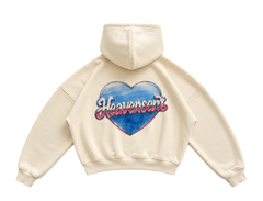 Áo Khoác Nỉ Bông Hoodie Zip HEAVEN SENT Form Boxy Cánh Dơi - HS_HD003