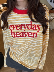 [BST Hè 2026] Áo Thun Cotton Sọc Longsleeve Heaven Sent 