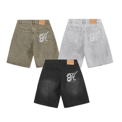 [SVIP] Quần Short Jean Đính Cúc Heaven Sent Wash Ống Rộng - HS_PS004