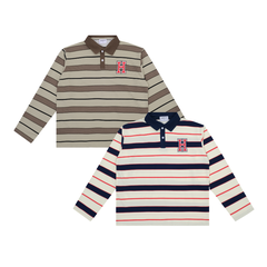 [NEW ARRIVAL]  Áo Thun Polo Sọc Tay Dài Long Sleeve Thêu Logo - HS_TS008