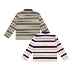 [NEW ARRIVAL]  Áo Thun Polo Sọc Tay Dài Long Sleeve Thêu Logo - HS_TS008