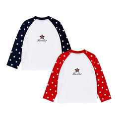 [NEW ARRIVAL] Áo Thun Tay Dài Heaven Sent Star Raglan Long Sleeve Boxy Tee - HS_TS009