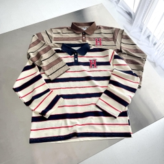 [NEW ARRIVAL]  Áo Thun Polo Sọc Tay Dài Long Sleeve Thêu Logo - HS_TS008