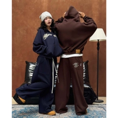 [NEW ARRIVAL] SET Hoodie Zip Ép Hàn 350Gsm PREMIUM Thêu Mắc Xích Heaven Sent - HS_CB002