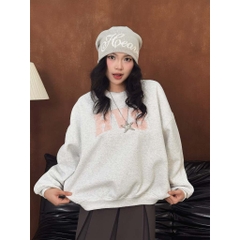 [NEW ARRIVAL]  Áo Sweater Nỉ Bông Form Boxy Cánh Dơi Thêu Đắp HEAVEN SENT - HS_HD004
