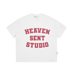 [NEW ARRIVAL] Áo Thun Boxy 280GSM Thêu Logo Heaven Sent Unisex - HS_TS004