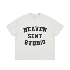 [NEW ARRIVAL] Áo Thun Boxy 280GSM Thêu Logo Heaven Sent Unisex - HS_TS004