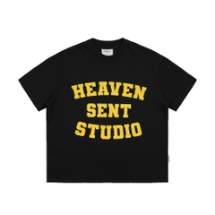 [NEW ARRIVAL] Áo Thun Boxy 280GSM Thêu Logo Heaven Sent Unisex - HS_TS004