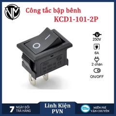 Công tắc bập bênh KCD1 - 101 6A 250V 2P
