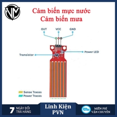 Mạch cảm biến mực nước - độ sâu - cảm biến mưa