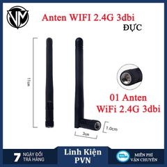 Anten WiFi 2.4Ghz kèm cáp chuyển SMA sang IPEX3