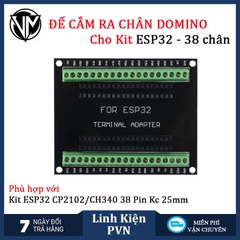 Kit ESP32 38 chân CP2102 Micro USB/TypeC – Mạch Lập Trình IoT WiFi Bluetooth Cho Arduino