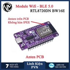 Module Wifi 2.4GHz và Bluetooth 5.0 RTL8720DN BW16E