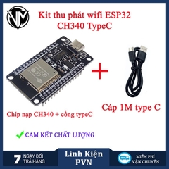 Kit ESP32 Wifi + Bluetooth CH340/CP2102 30P (30 Chân) - Kit thu phát IoT