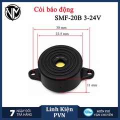Loa, Còi Báo Động Liên Tục SMF-20B và SMF-27, điện áp 3 - 24VDC