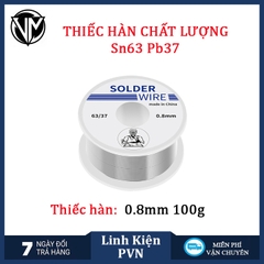 Thiếc hàn Solder Wire lõi 0.8mm 100g - giá rẻ