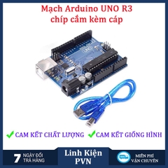 Mạch thích hợp phát triển ARDUINO UNO R3 - Chíp Cắm