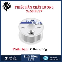 Thiếc hàn Solder Wire lõi 0.8mm 50g - giá rẻ