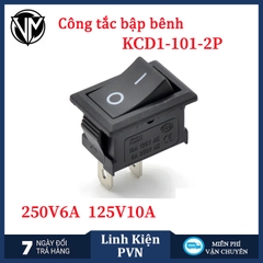 Công tắc bập bênh KCD1 - 101 6A 250V 2P