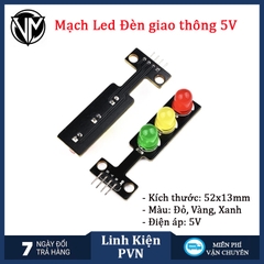 Mạch Led Đèn Giao Thông Mô Hình 5V - Mô Hình Học Tập
