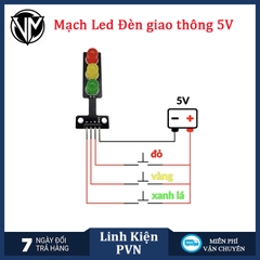 Mạch Led Đèn Giao Thông Mô Hình 5V - Mô Hình Học Tập