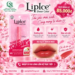 Son dưỡng môi LIPICE sheer color brick red (đỏ gạch) 2.4g