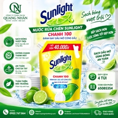 Nước rửa chén SUNLIGHT chanh túi 3.1l