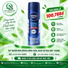 Xịt ngăn mùi NIVEA nam mát lạnh (blue) 150ml