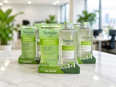 SỮA RỬA MẶT SIMPLE LÀNH TÍNH & SẠCH THOÁNG (REFRESHING) 150ML +  NTT 200ML x 6 BỘ