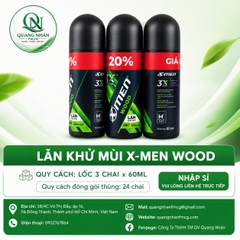 Lăn khử mùi XMEN wood 60ml