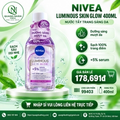 Nước tẩy trang NIVEA soothing dịu da 400ml