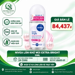 Lăn ngăn mùi nữ NIVEA sáng mịn tối ưu 50ml