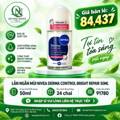 Lăn ngăn mùi NIVEA dưỡng sáng đều màu 50ml