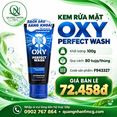 Kem rửa mặt OXY perfect wash 100g (xanh dương)