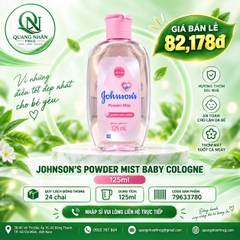 Nước hoa JOHNSON baby 125ml màu hồng