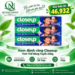 Kem đánh răng CLOSEUP loc de bang tuyet 230g