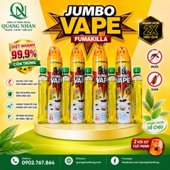 Xịt côn trùng JUMBO vape g1 không mùi 600ml + nrc sl 400g