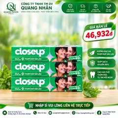 Kem đánh răng CLOSEUP bạc hà the mát 230g