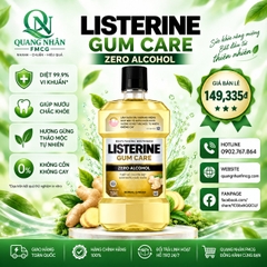 Nước súc miệng vị gừng LISTERINE gum care (chai 750ml)