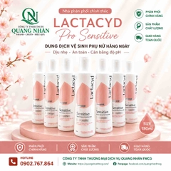 LACTACYD FEMININE WASH 150ML PRO SENSITIVE VN X 24 chai